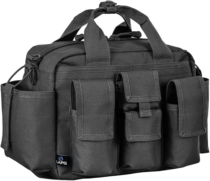 LAPG Tactical Bail Out Gear Survival Bug Out Hunting &amp Hiking Range Bag with Shoulder Strap &amp Carry Handle