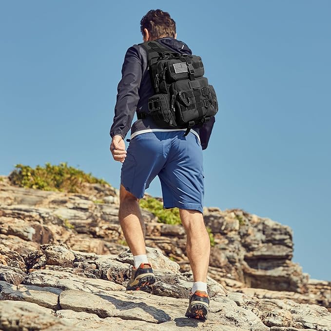 G4Free Large Tactical EDC Sling Bag Backpack Military Molle Bag Single Strap Shoulder Backpack for Men | EDC Adjustable Holder