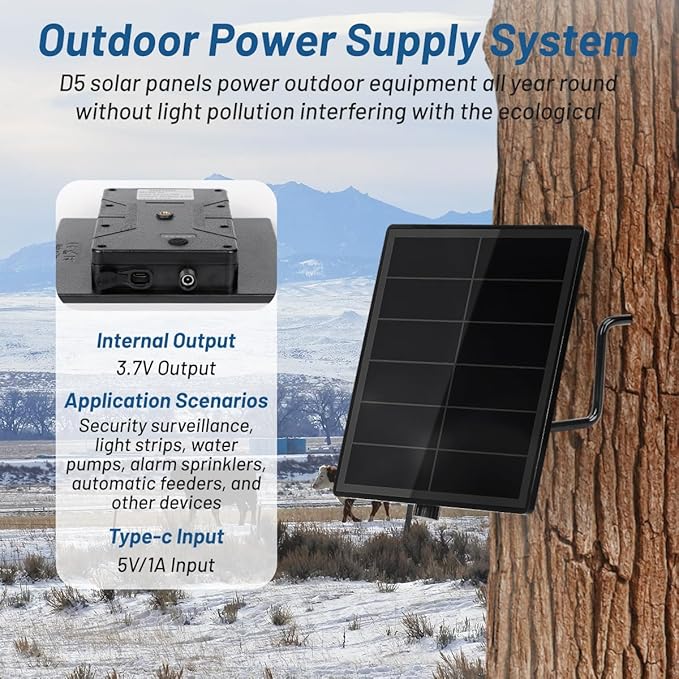 D5 3 in 1 Mini Solar Panel 5W Ups Power Kit Built in Controller 5200Mah Battery with DC5521 Output 3.7V for IoT Device LoRa Node