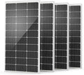HQST Solar Panel 4pcs 100 Watt 12V Monocrystalline Solar Panel with Solar Connectors High Efficiency Module PV Power for Battery Charging Boat Caravan RV and Any Other Off Grid Applications