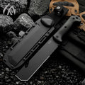 HUANG FU 1PC outdoor knife fixed blade can be used for outdoor activities hiking and trekking and is a multifunctional tool suitable for various environments. Men's Gift