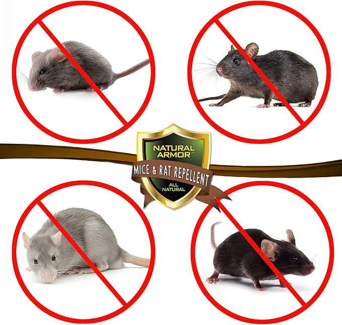 Mice &amp Rat Repellent. Peppermint Repellent for Mice/Mouse Rats &amp Rodents. Natural Spray for Indoor &amp Outdoor Use. 128 OZ Gallon Trigger Sprayer Ready to Use