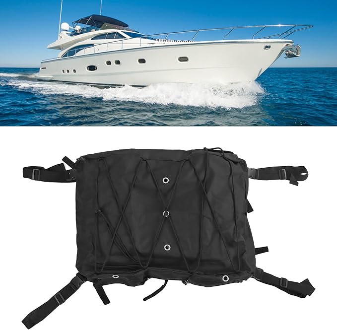 Superior Marine Organizer 600D Waterproof Oxford Gear Life Jacket Bag Spacious Sturdy Boat Safety Storage