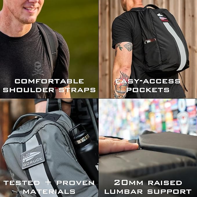 GORUCK Basic Rucker 17L Tactical Backpack – Durable Rucksack &amp MOLLE Daypack – Military Backpack for Men &amp Women - for Outdoor Hiking Training &amp Travel – Ranger Green