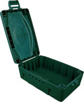 masterplug IP54 Weatherproof Enclosure Box for Outdoor Electrical Power Connections - Green