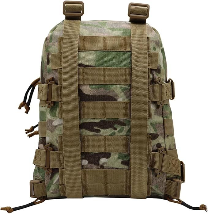 Tactical Mini Hydration Bag Water Backpack Assault Pack Outdoor Bladder Carrier Molle Pouch for Hunting Airsoft Vest