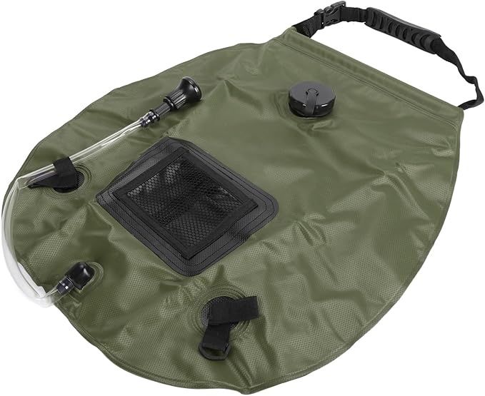 Solar Camping Portable Shower Bag with Solar Heating for Outdoor Camping Hiking Beach