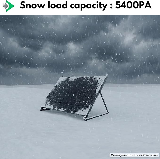 2pcs Bifacial Solar Panel N-Type 16BB 425W - Total 850W Bifacial Solar Panels High Efficiency with Anti-PID Technology Optimized for Farms