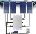 1200W Solar Grid Tie InverterWaterproof IP65 Pure Sine Wave in-verterAC Data Monitoring Display LCD Screen110V So-lar and Wind Power in-verter for 30V 36V Solar Panel