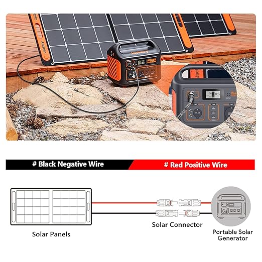 DC 8mm/DC7909 Solar Generator Adapter Extension Cable to Solar Panel Renogy Ecoflow for Jackery Explorer 500 1000 AIMTOM Rebel 440 BLUETTI EB3A AC180 EB70S Portable Power Station Backup 3.5M