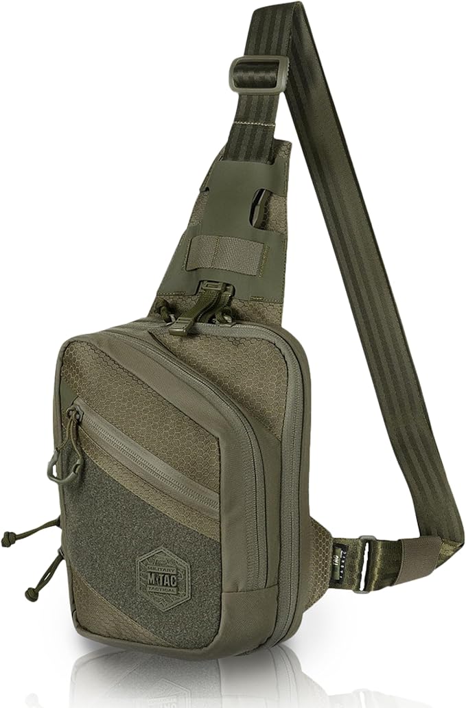 M-Tac Elite Sling Bag - EDC Tactical Crossbody Concealed Carry CCW Chest Pack