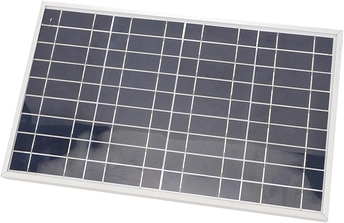 30W 12V Solar Panel Battery Charger Maintainer Portable Solar Panel Charger with Alligator Clips for Outdoor Camping Travel IP65 Portable for Car Boat RV Marine