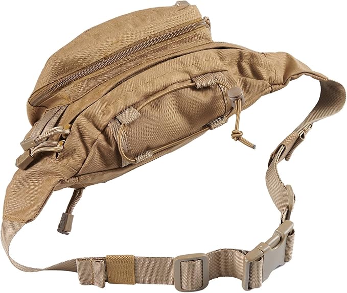 Lancer Tactical Nylon Sling Tactical Bag for Airsoft Hunting and Paintball - Khaki