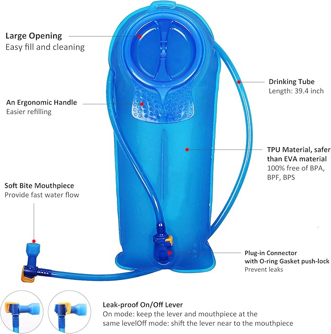 Unigear Hydration Pack Backpack with 70 oz 2L Water Bladder for Running Hiking Cycling Climbing Camping Biking