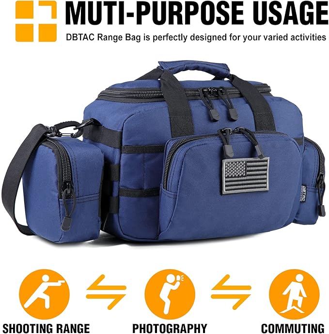 Range Bag Small Tactical Chest Sling Pack (Urban Blue)