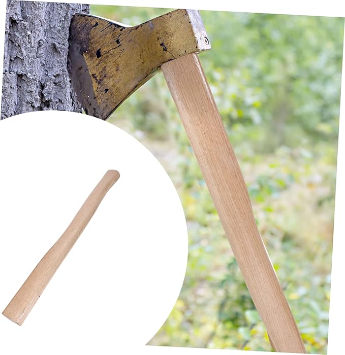 Wooden Axe Handle Replacement Hatchet Handle for Axe Woodworking Tool Wedges Easy Install