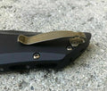 Copper Gold Titanium Deep Pocket Clip &amp Handle Screws Set Compatible with Kershaw Launch 1 Model 7100 Knife