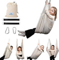 Abby &amp Noah Autism Sensory Swing for Kids &amp Adults | Indoor &amp Outdoor Hammock Chair | Ceiling Hanging Swing for Therapy | Holds Up-to 300Lbs | Autism Sensory Products (Medium - 48x64)