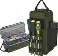 LAKE OF FIRE 12.6 Small Tool Bag Pouch for Men with Multiple Pockets Waterproof Heavy Duty Tool Bag Organizer with Zipper and Portable Handle (Green)