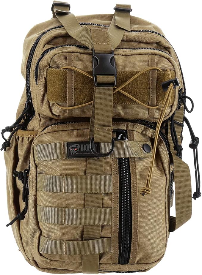 DDT Death Dealer Tactical Assassin Sling Bag Color Tan