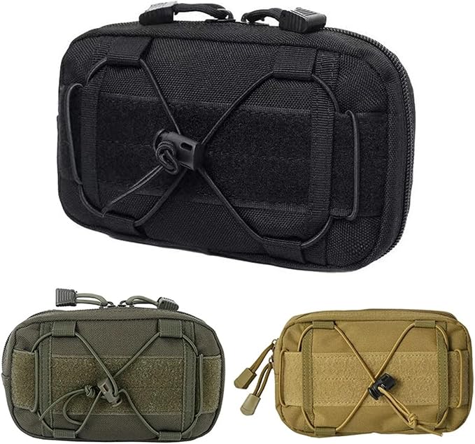 Tactical Molle Horizontal Admin Pouch Utility Orgaznier Bag Outdoor Sports Hunting Bag Backpack Vest Accessories Bag