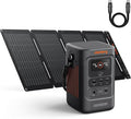 Jackery Explorer 240D Power Bank and 40W Solar Panel (80000mAh) LiFePO4 Battery Portable Power Station USB-C Cable Included200W DC Output1-Hour Fast Charging Compact for Outdoor Camping Travel