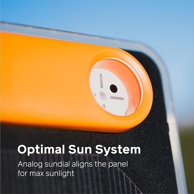 BioLite SolarPanel 5+ Ultraslim 5-Watt Solar Panel with 3200 mAh Battery 13.76 oz 10.12 x 8.19 x 0.94