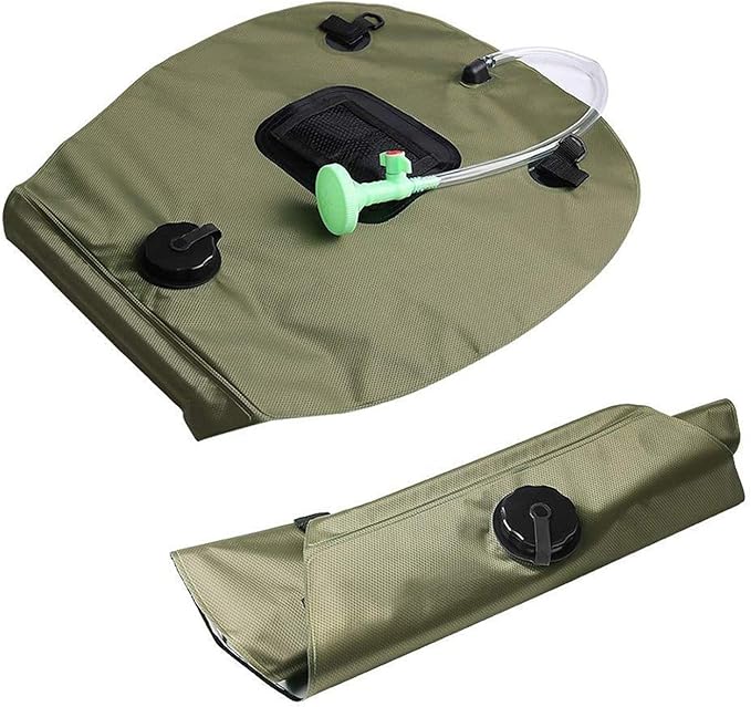 Portable Camp Outdoor Wash Water Bag Shower Set 20L PVC Pressure Folding Hiking Solar Bath Room Large Capacity Laptop Travel