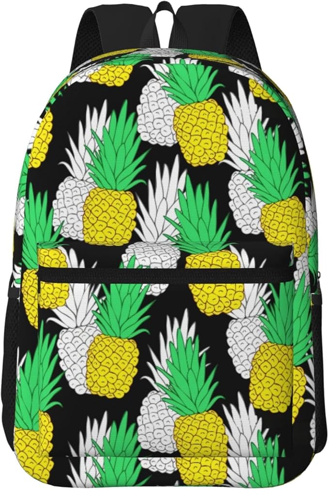 pineapple2 Backpack Multipurpose Shoulder Bag Capacity Gym Outdoor Hiking Travel Camping Gym Daypack 17in