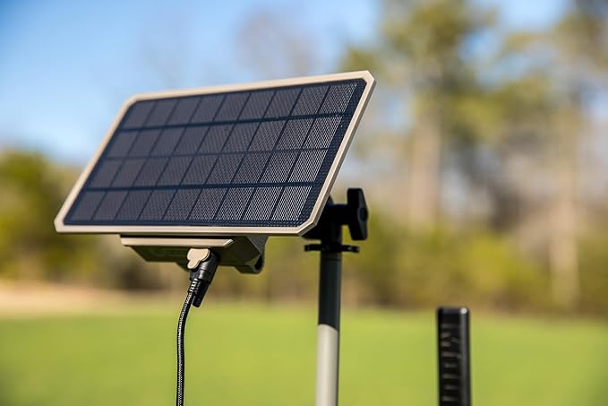 Moultrie - Solar Panel Power Pack - 3.4W - Gen 2 Solar Panel with Battery for Trail Cameras - 7.2v 3350mAh