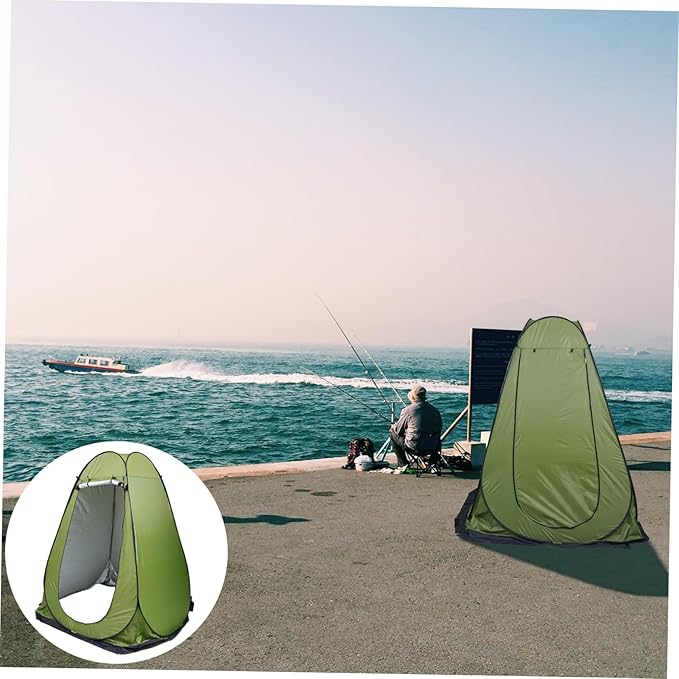 BESPORTBLE Quick-Open Shower Tent for Camping Portable Privacy Tent Windows for Beach Fishing Dressing