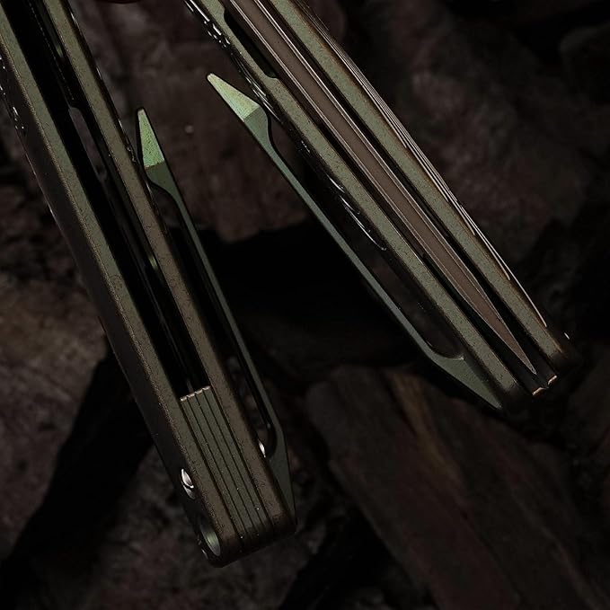 S35VN steel TC4 titanium alloy handle pocket folding knife Japanese style can be preferred as a gift camping home outdoor EDC