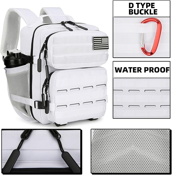 9L Mini Tactical Backpack for Men and Women Tactical Backpack Small for Hiking Small Tactical Bag Fitness Pack