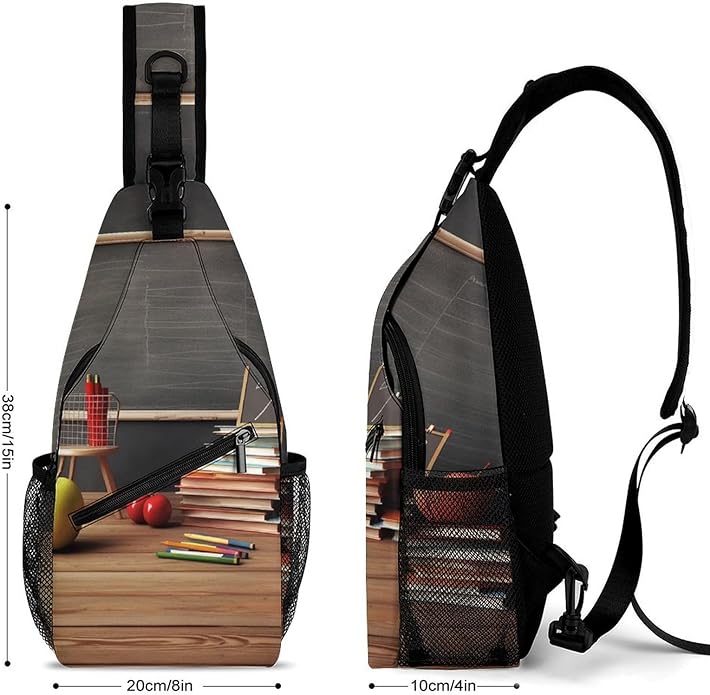 Chest Bag Chest Bag for Men Tactical Running Chests Pack Outdoor Sports Chests Bag Teacher Classroom Chalkboard Sling Backpack Women Suitable for Hiking Running Cycling And Shopping
