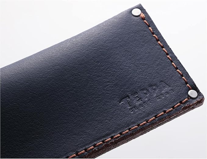 TEPPA 14028 Outdoor Camping Bonfire Hatchet Awa Dedicated Leather Case (Waist Sheath) Indigo Made in Japan