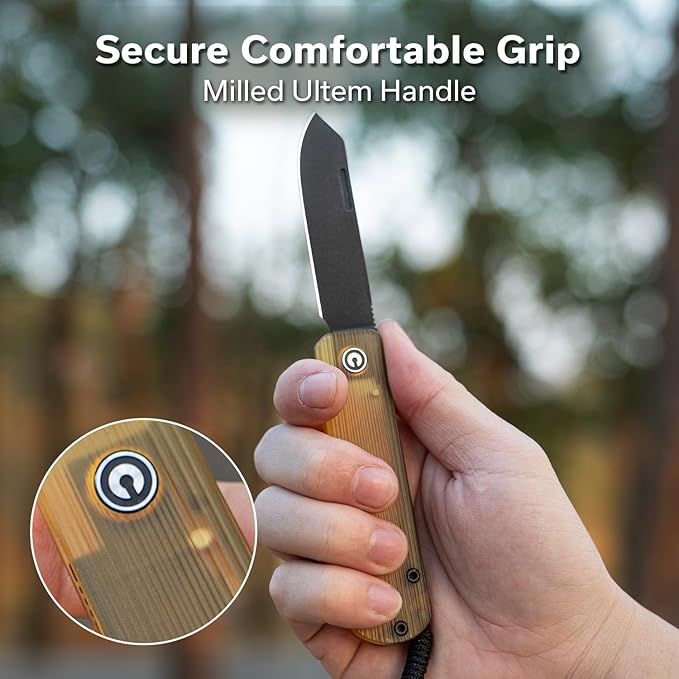 CIVIVI Slip Joint Pocket Knife Slippy Sendy Folding Knife for EDC Camping Daily Use Perfect Gifts for Men Women C24075A-1