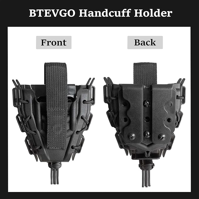 Molle Handcuff Pouch Cuff Case for Duty Belt Fit Handcuff Holder for Duty Belt and Handcuffs Holster