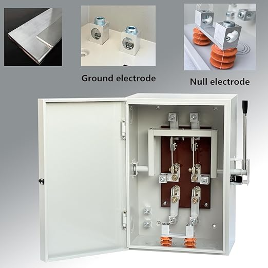 400A Generator Transfer Switch 96000W high-Power Double-Throw Heavy-Duty Safety 120V/240V Voltage Conversion Manual Transfer Switch Multiple Insulation Protection to Keep You Safe