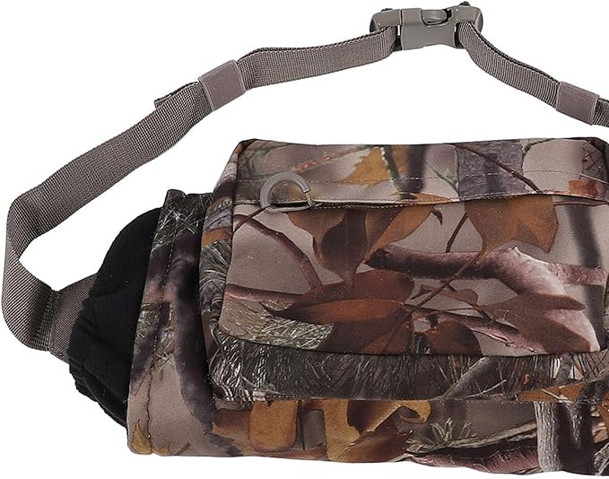 Warm Hand Muff Waist Bag Hand Warmer Pouch Camping Warm Gloves Belt Bag for Outdoor Activities with Camping Fishing Gloves Holder