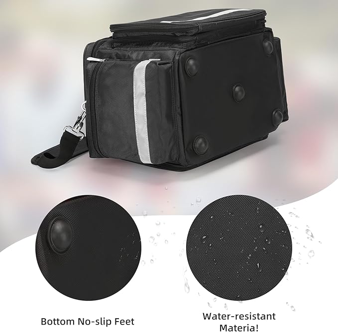 First Aid Bag Medical Empty Bag Emergency Responder Trauma Bag Empty Professional First Aid Kits Storage Medical Bag with Inner Dividers and No-Scratch Bottom Home Health