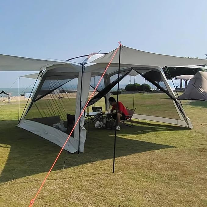 Tent Camping | Portable Screen Shelter Sunshade HouseScreen House Tent | for Picnic Family Trip Backyard Road Trips Travel Beach