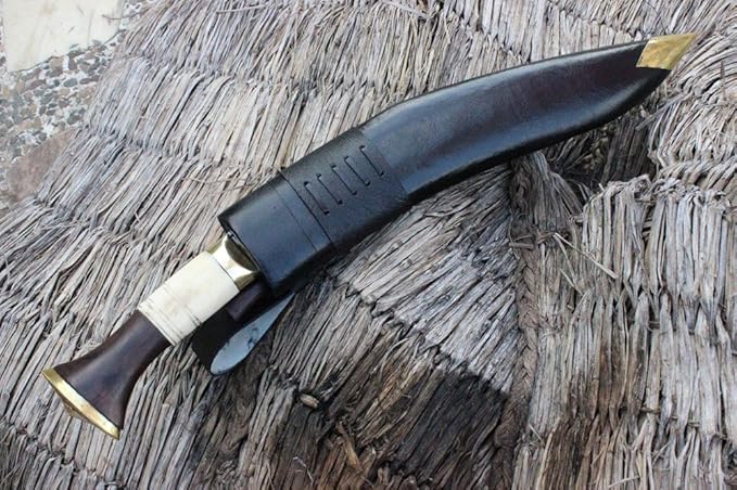 13 Traditional Service No.1 Kukri Khukuri Hand-Forged Knife High Carbon Steel Nepal Knives