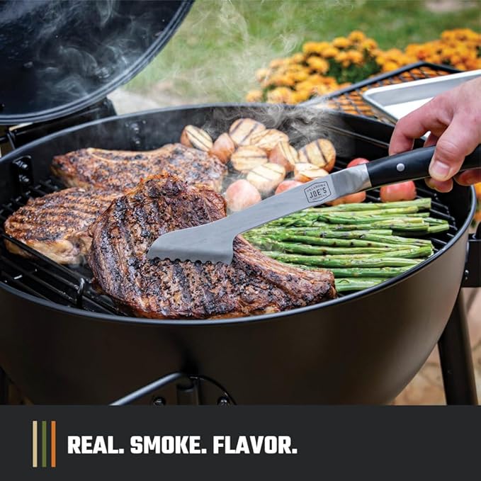 Oklahoma Joe's Blackjack 21.5 in. Heavy-Duty Kettle Charcoal Grill with 382 sq. in. Cooking Area Black