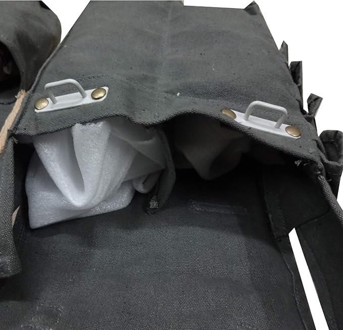 German WWII Engineer Assault Pack - Backpack with Pioneer Pouches - Gray - Reproduction