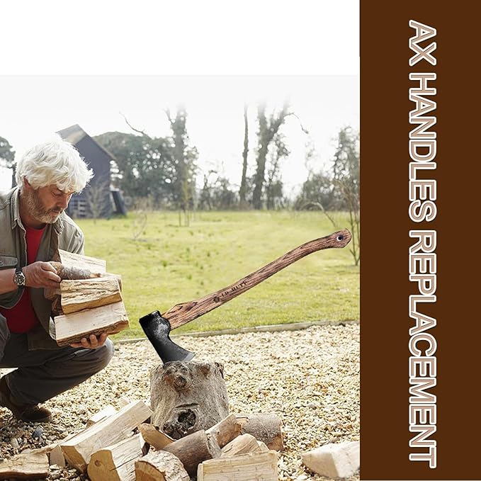 Craftsman's Choice: Axe Handle Replacement | 35.4in | Wooden Handles for Axe(35.4in*2)
