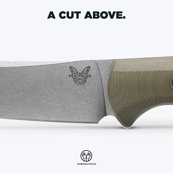 Benchmade - MeatCrafter 15500 Hunting and Cutlery Knife with OD Green G10 Handle (15500-3)