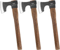 16.5 Throwing Axe 3 Pack Throwing Axe Set with 1065 High Carbon Steel &amp Beech Wood Handle Perfect for Axe Throwing Games Competition and Recreation Ideal Gift for Men (Black)