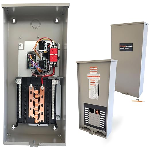 100 Amp Automatic Transfer Switch Replacement for Generac RXG16EZA3 for Indoor and Outdoor Use 16-Circuit NEMA 3R Aluminum Enclosure