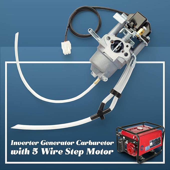 P16D-1 Carburetor Replacement for Predator 2000/1600 Watt fit for Ryobi 1800/2300 watt RYI2322BTA RYI2322VNM for A ipower SUA2000i SUA2300i 2000 2300 With Fuel Lines and Gaskets