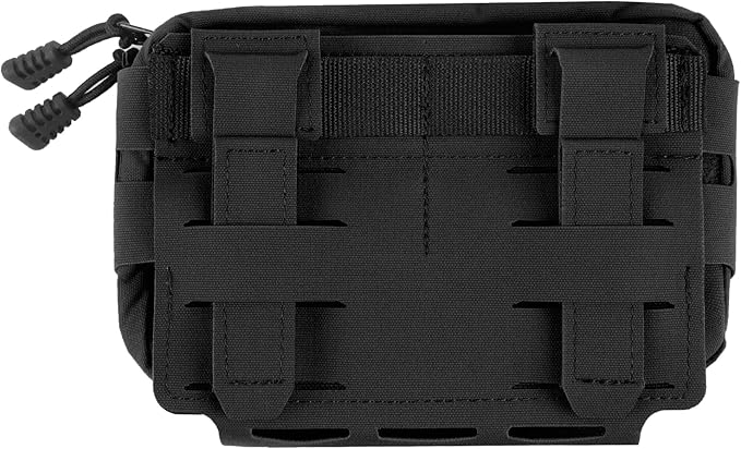 D.M.GEAR MOLLE Pouch Tactical Admin Pouch Belt EDC Tool Organizer Zippered Utility Waist Pack 8.2x6.3x1.2